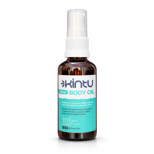 Aceite corporal relajante para rituales de bienestar y autocuidado
