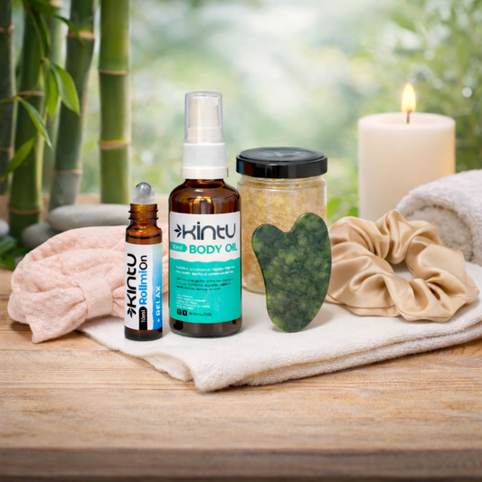 Ritual Spa & Glow Kintu aceite esencial natural para cuidado y bienestar