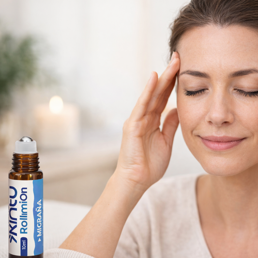 Roll-on aromático para aliviar tensión mental y migrana