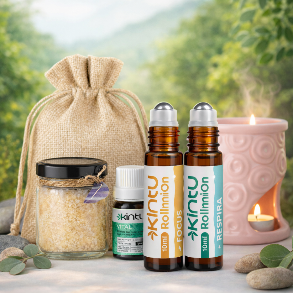 Ritual energizante en casa con aromaterapia y sales de baño
